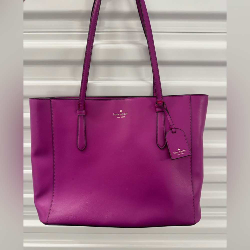 Kate Spade NWOT Vibrant Magenta/Purple Tote